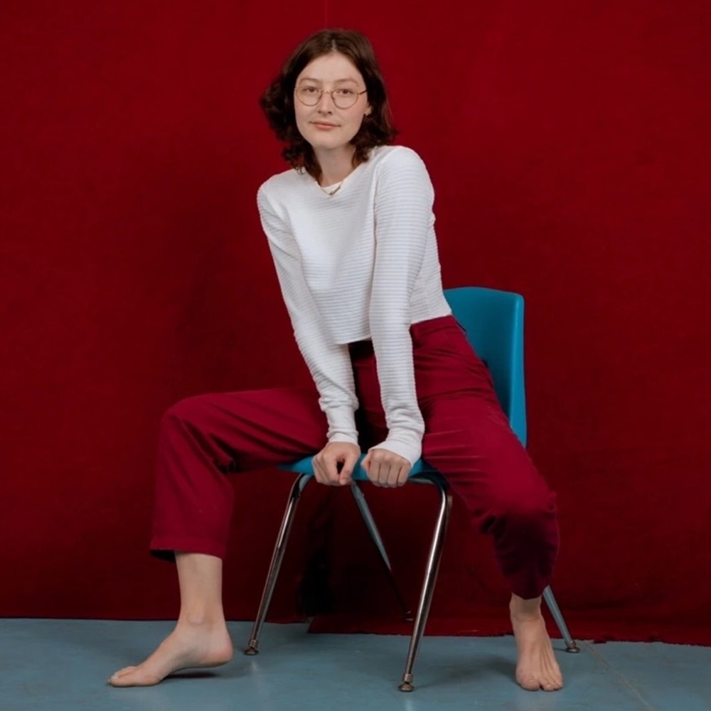 NWOT Big Bud Press Cranberry Trousers size S